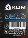 KLIM Chroma Tastatur - Siegel auf der Verpackung